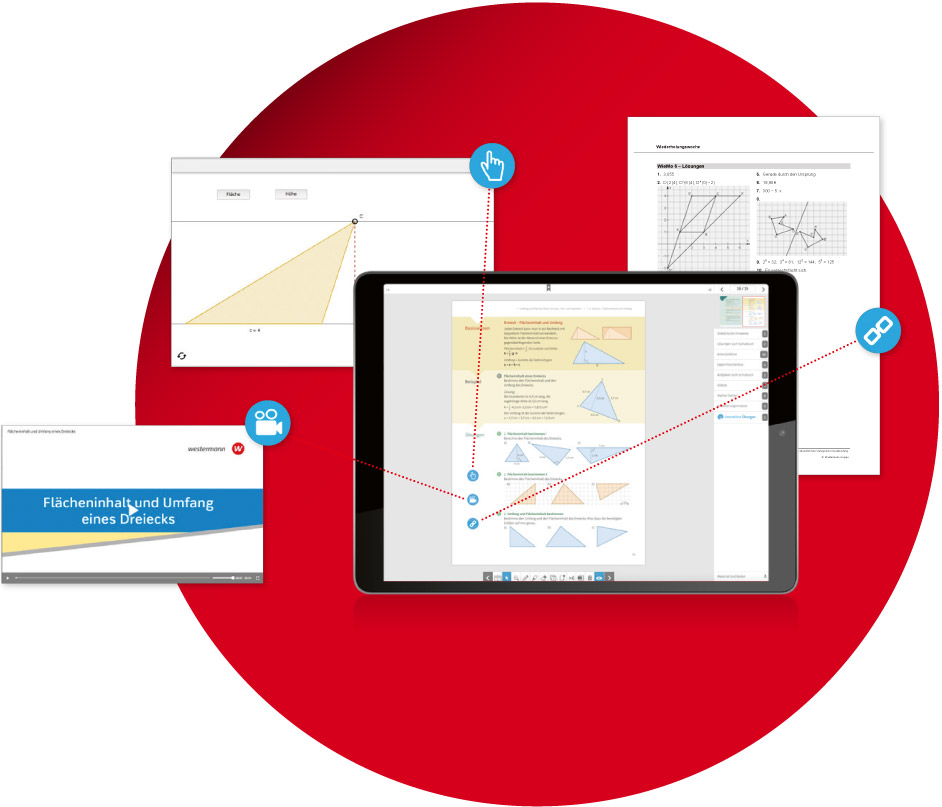 Grafik Material platzieren in der BiBox